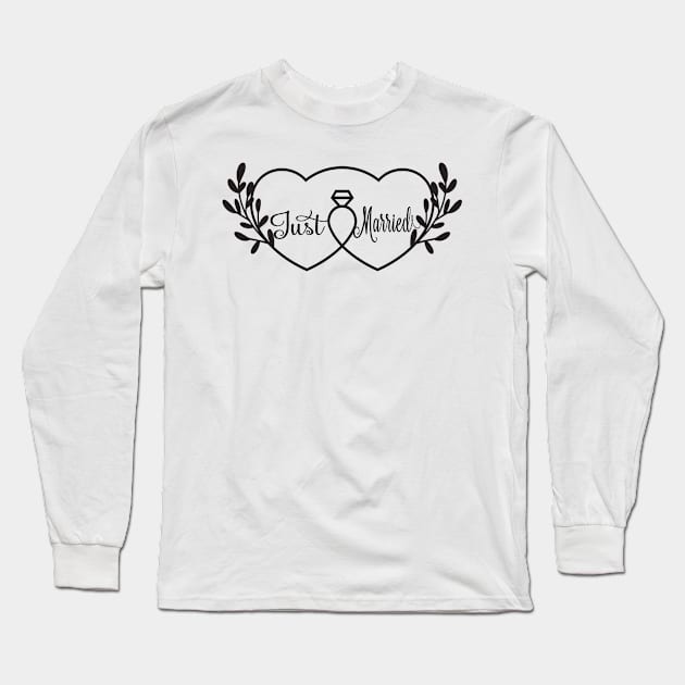 Just married Long Sleeve T-Shirt by ChezALi